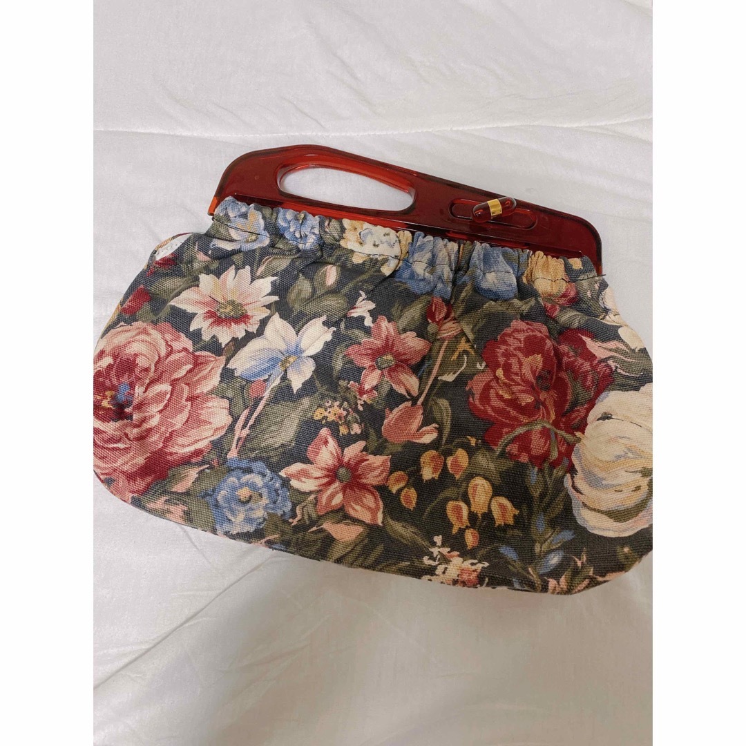 花柄デザインバッグ　 レディースのバッグ(ハンドバッグ)の商品写真