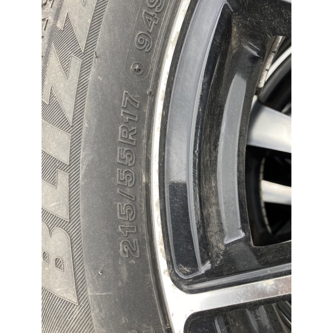 BRIDGESTONE 215/55R17 20年製　スタッドレスタイヤホイール