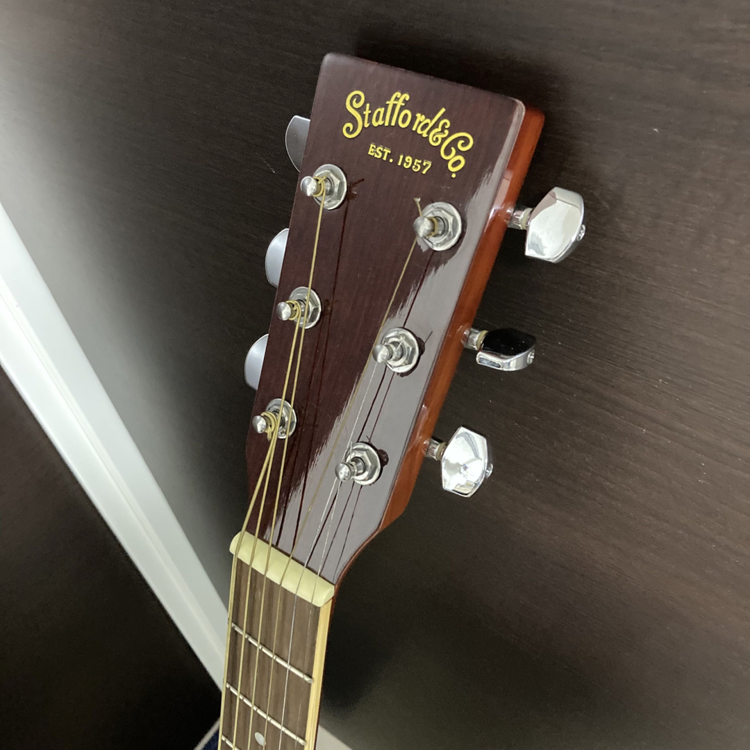 【極美品】アコースティックギター stafford SF-300Dソフトケース付