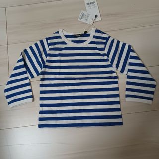 マリメッコ(marimekko)のマリメッコ新品未使用　80　ボーダーシャツ(Tシャツ/カットソー)