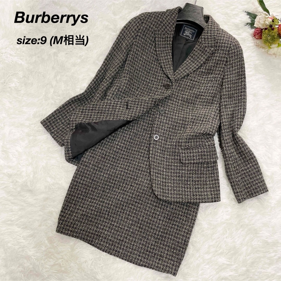 BURBERRY - Burberrysバーバリーズ ツイードウール上下セットアップ