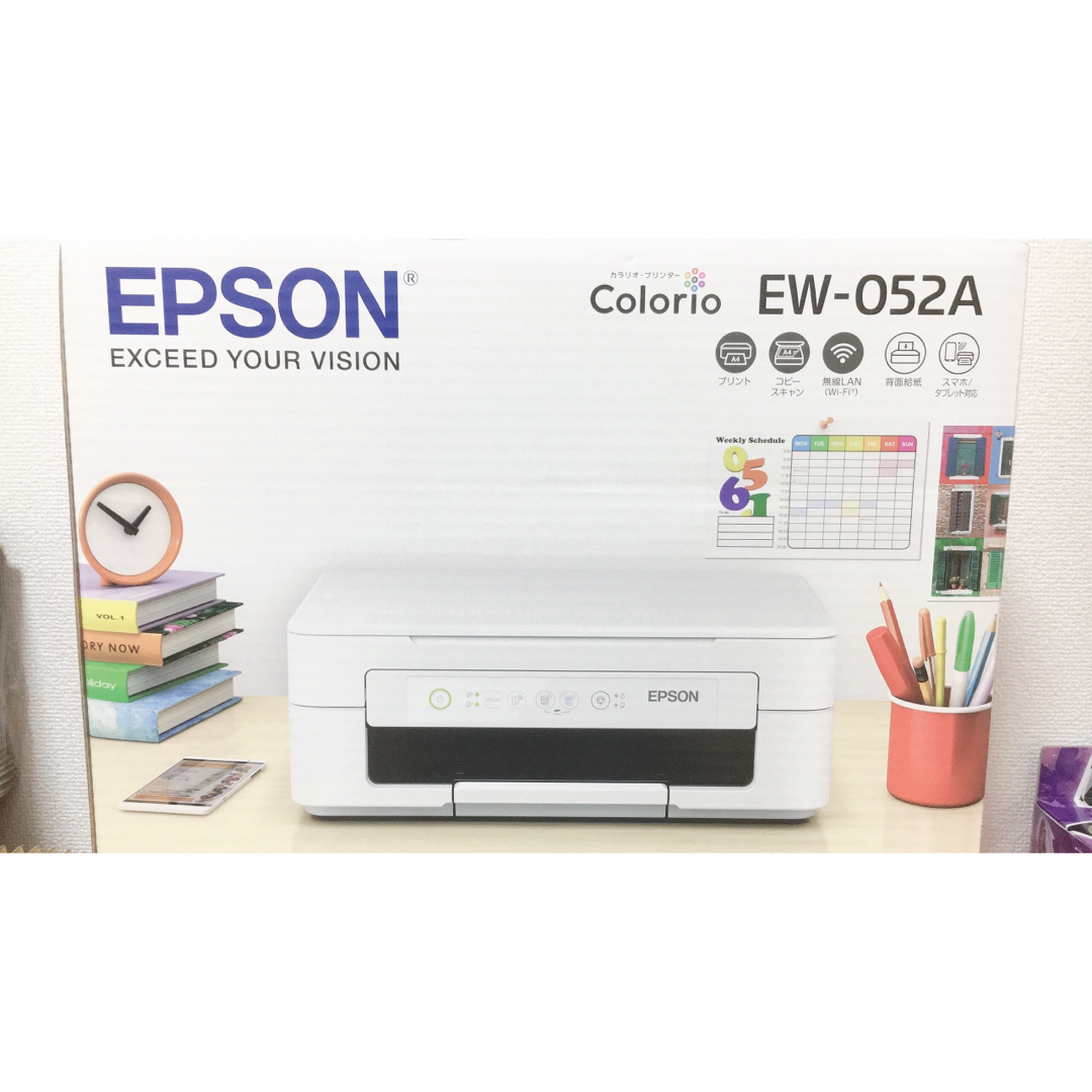 EPSON - EPSON エプソン プリンター カラリオ EW-052A インク欠品の