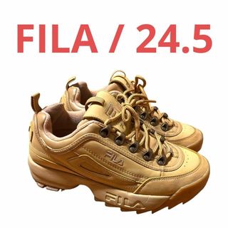 フィラ(FILA)のフィラ　fila   スニーカー　茶色　ブラウン　24.5cm(スニーカー)