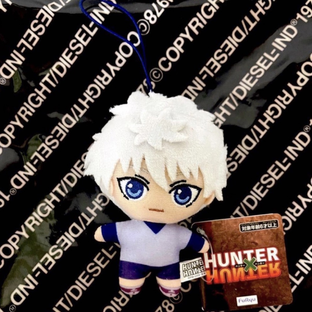 【美品】HUNTER×HUNTERマスコットぬいぐるみ　トートバッグ エンタメ/ホビーのおもちゃ/ぬいぐるみ(キャラクターグッズ)の商品写真