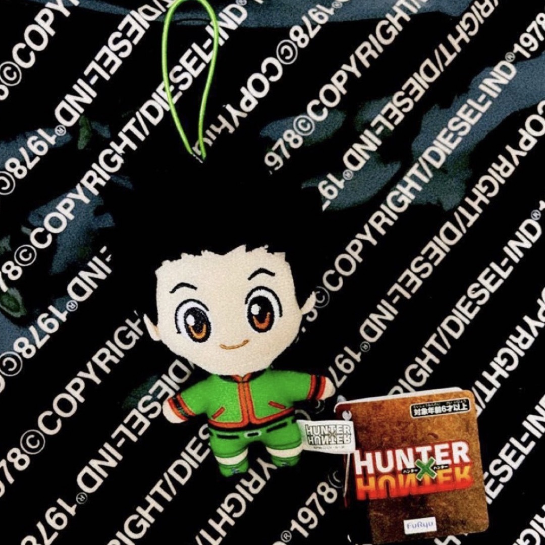 【美品】HUNTER×HUNTERマスコットぬいぐるみ　トートバッグ エンタメ/ホビーのおもちゃ/ぬいぐるみ(キャラクターグッズ)の商品写真