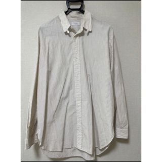 コモリ(COMOLI)のStripe Tab Collar Shirt phlannel 22aw(シャツ)