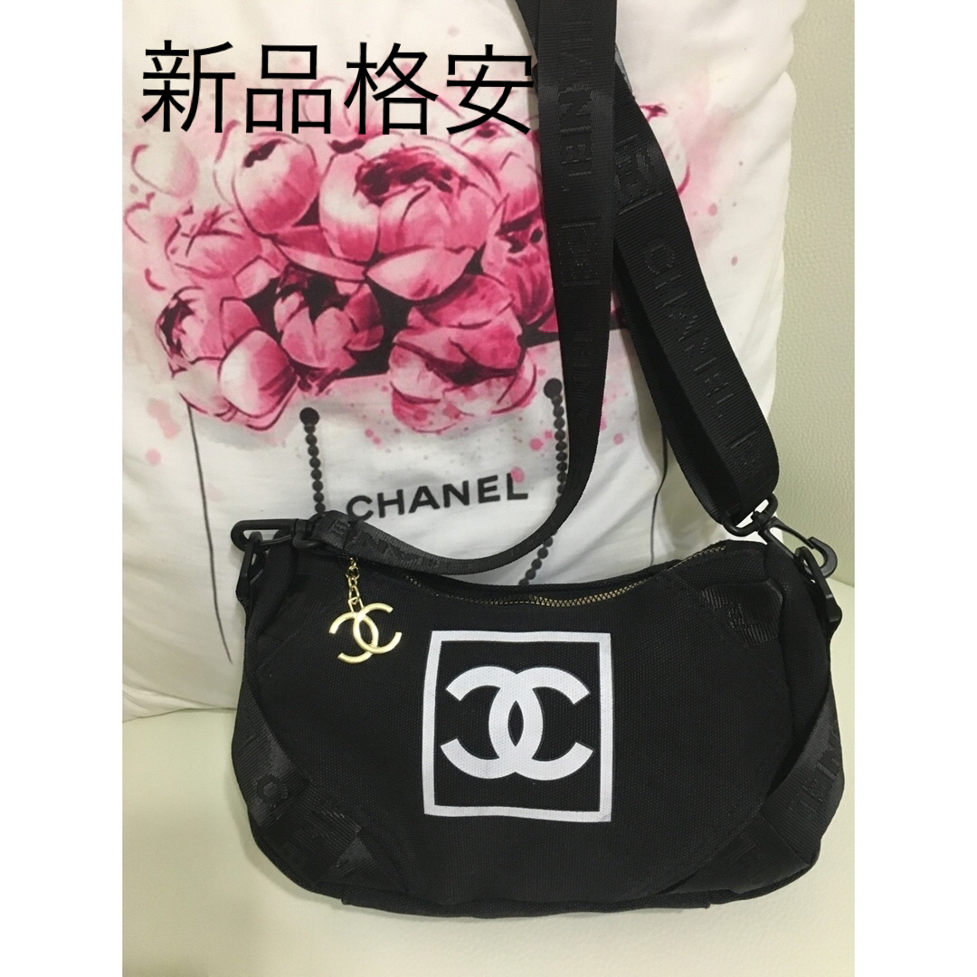 CHANEL 《CHANEL》シャネルショルダーバッグノベルティ品ブラックの