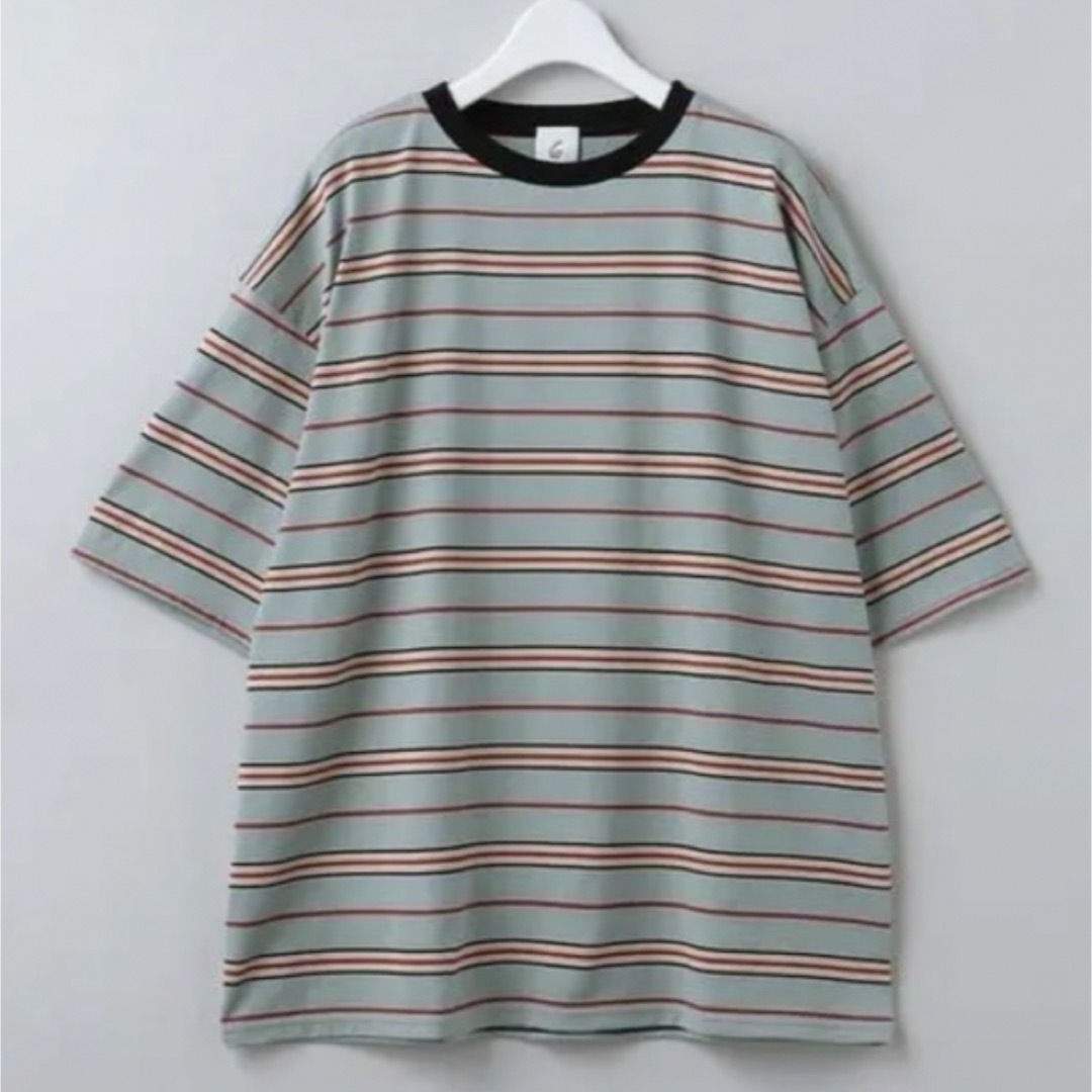 T-SHIRT  COTTON MULTI BORDER T-SHIRT