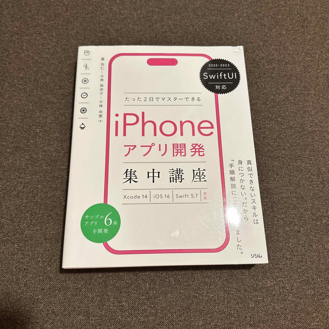 たった2日でマスターできる iPhone アプリ開発 集中講座 プログラミング エンタメ/ホビーの本(語学/参考書)の商品写真