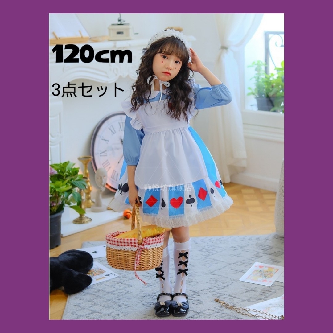 【説明欄必読】不思議の国のアリス 120cm ハロウィン 衣装 コスプレ | フリマアプリ ラクマ