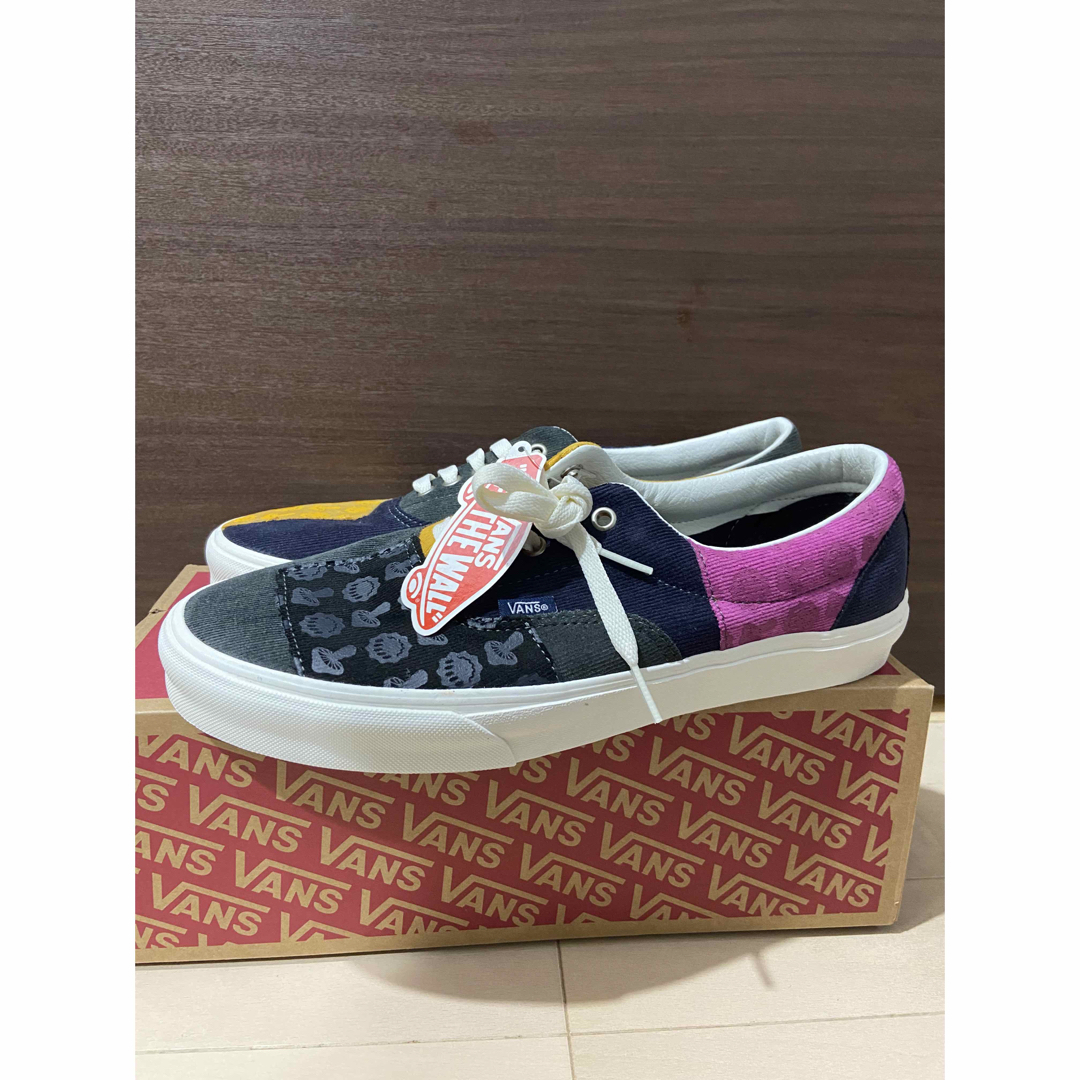 28cm【vans】US企画 エラ パッチワーク×マルチカラー