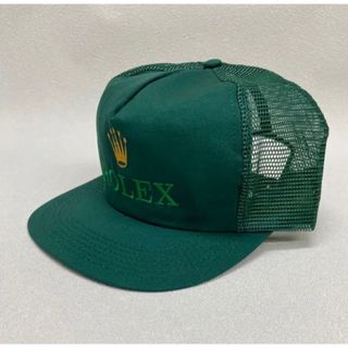 DEAD STOCK USA製 ROLEX ロレックス トラッカーキャップ未使用-