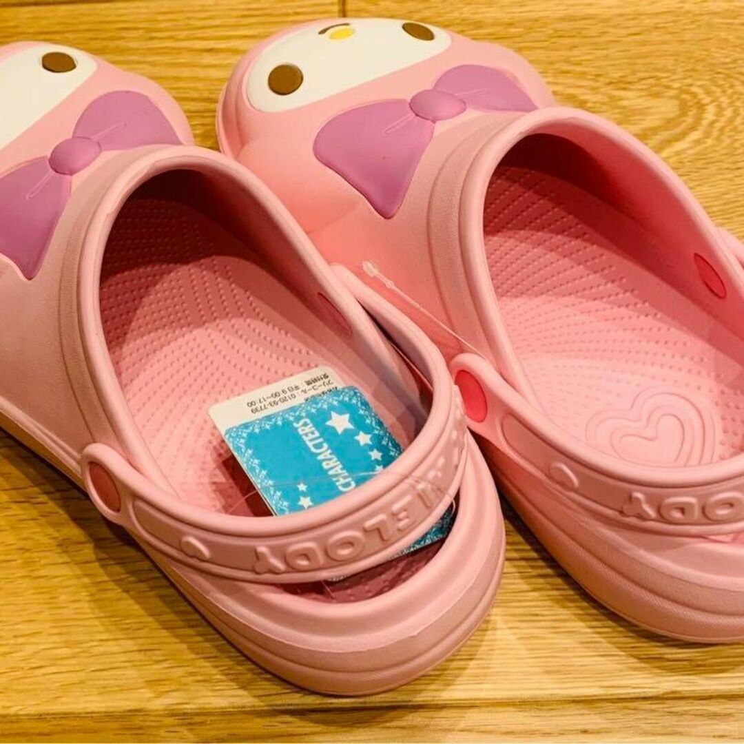 新品　マイメロディ クロックス タウンサンダル ピンク Lサイズ レディースの靴/シューズ(サンダル)の商品写真