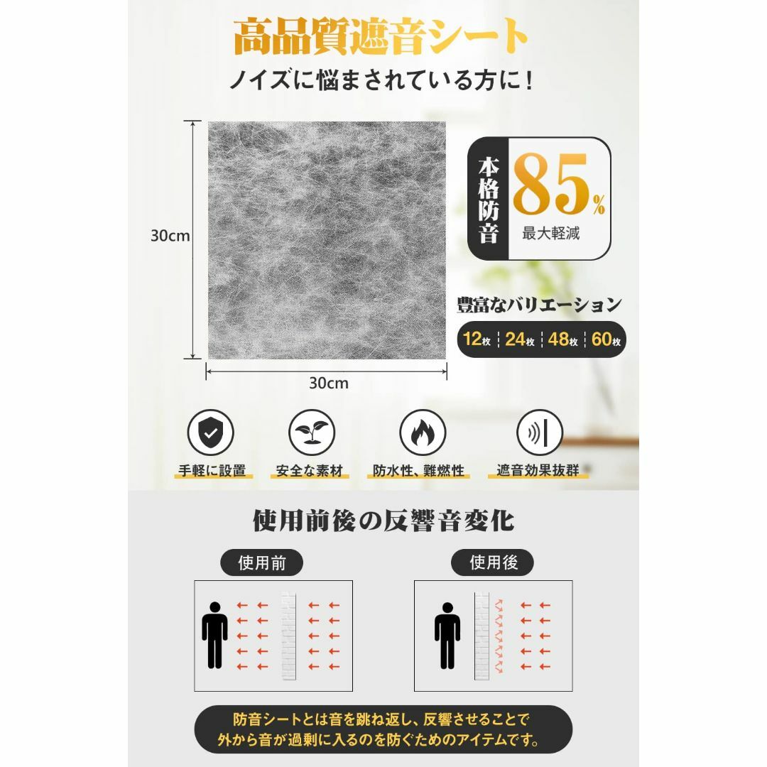 YOPIN 遮音シート 厚さ2mm 面密度 約3.5kg/㎡ 手軽サイズ 軽量 の通販