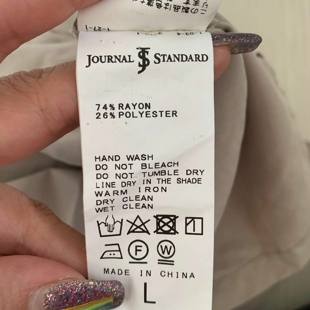 JOURNAL STANDARD(ジャーナルスタンダード)のJOURNALSTANDARD 半袖シャツ　ベージュ　L メンズ　レディース メンズのトップス(シャツ)の商品写真