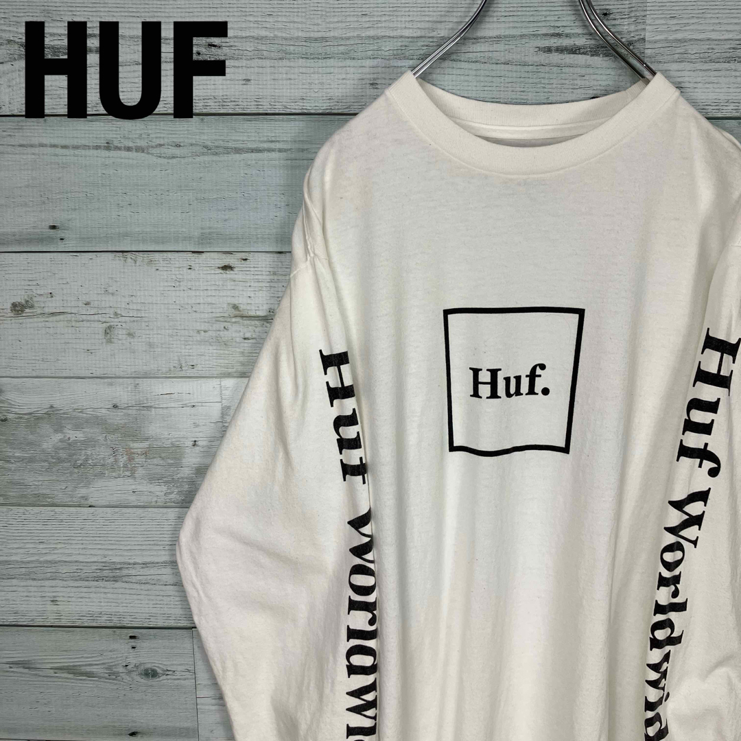 ハフ HUF ロンT ロングスリーブT  長袖 Tシャツ パーカー ブラック M