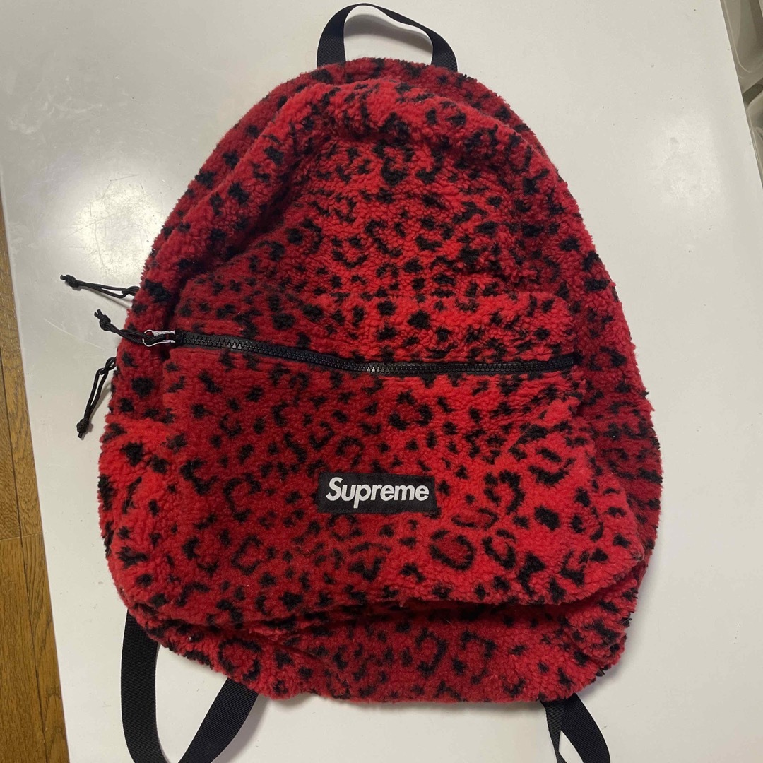 シュプリーム supreme  Leopard Fleece Backpack