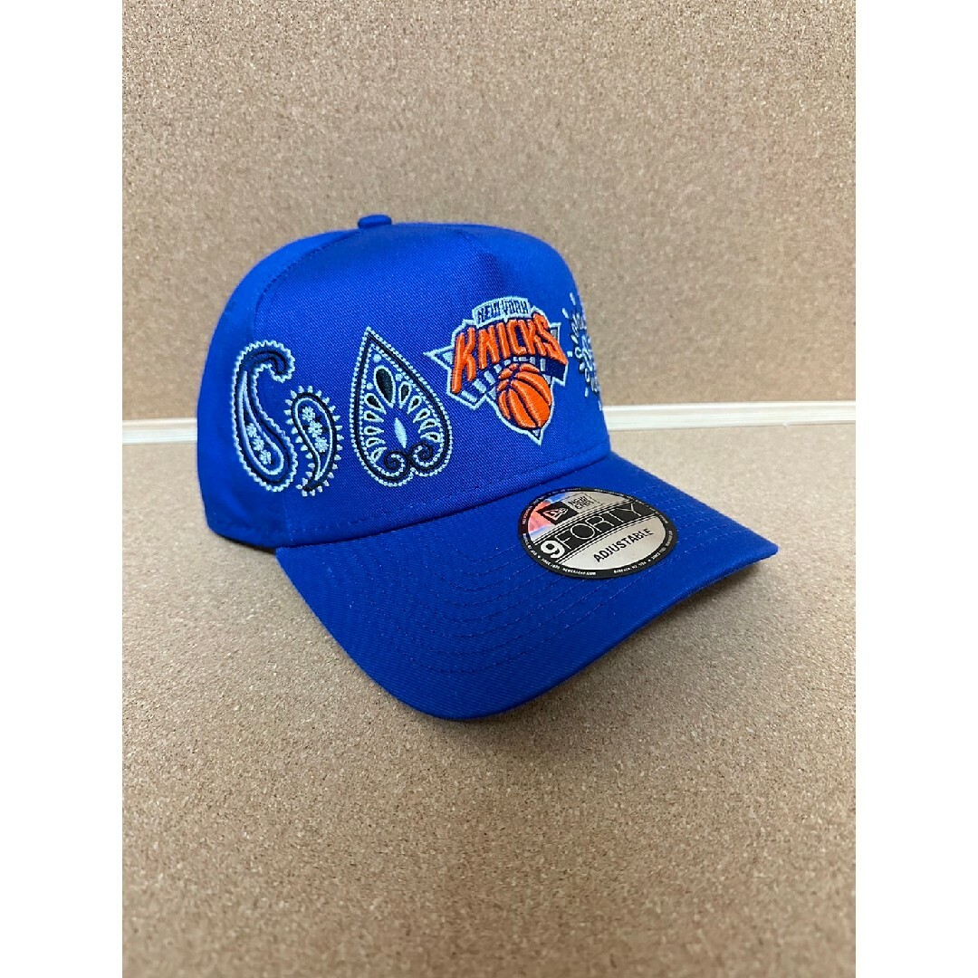 NEW ERA - ニューエラ ニューヨークニックス 9forty A-FRAME ブルーカラー