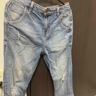 ZARA MAN ザラ メン テーパード強ストレッチ ピンクデニム 92cm