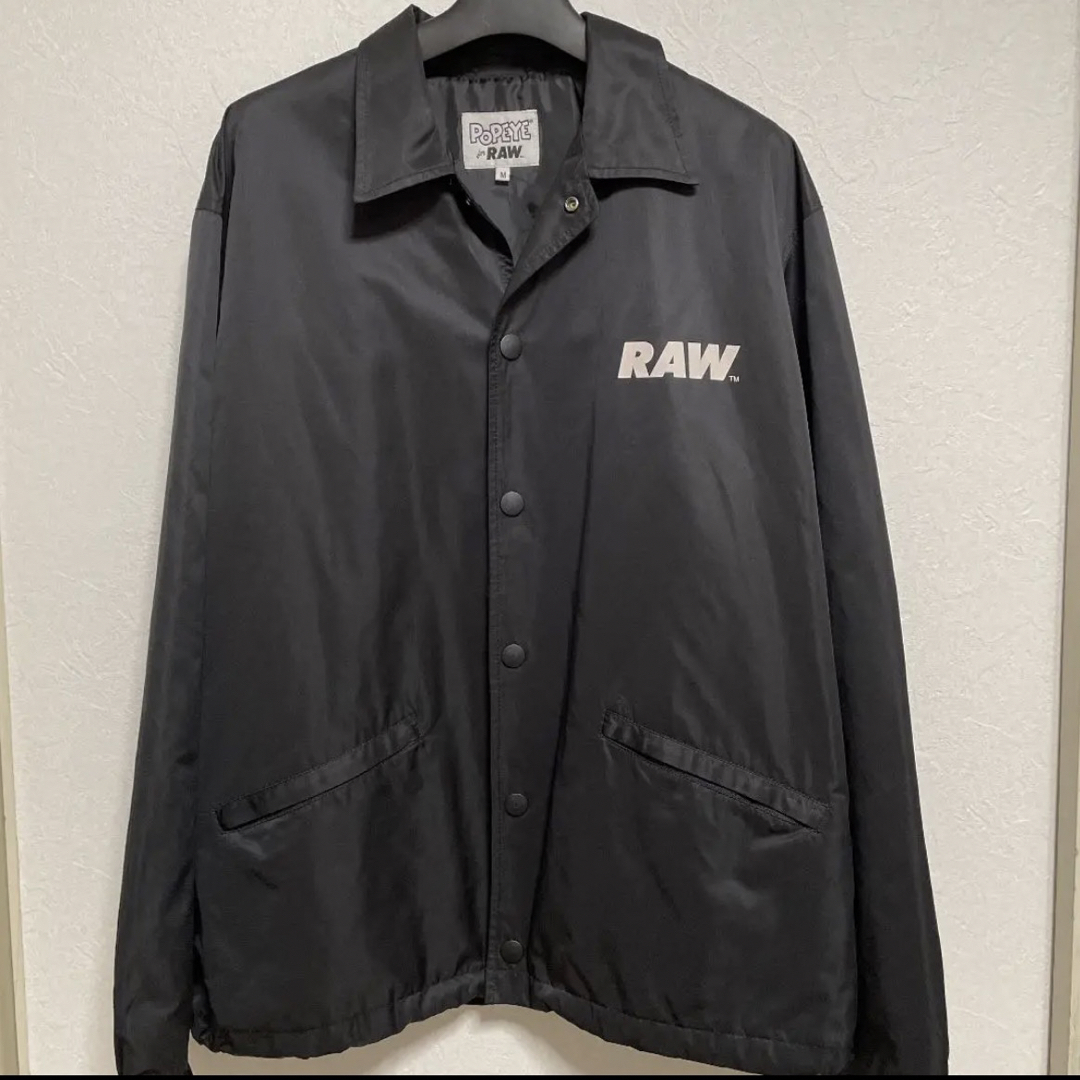 RAW×POPEYE POLICE COACH JACKETの通販 by ソルト's shop｜ラクマ