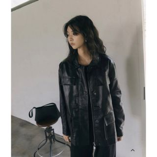 Ohotoro 託し レザージャケット Ohotoro 託し レザージャケット