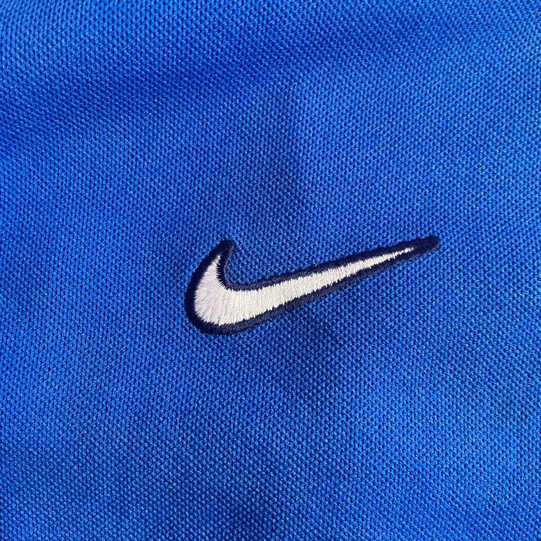 NIKE - 激レア 00s ナイキ トラックジャケット 青 オーバーサイズ 極太