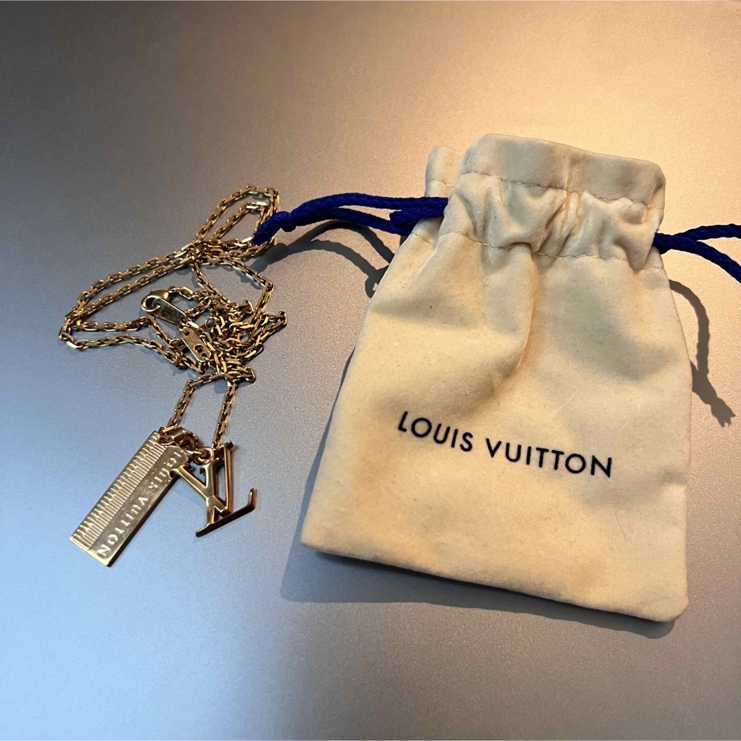 LOUIS VUITTON Sound DJ Vivienne Pendant Necklace Blue 1073684