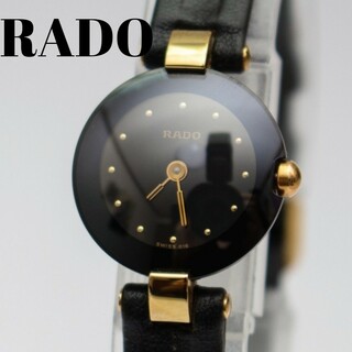 RADO - 【美品】 RADO 204.4079.4 レディース腕時計 ラドー ブラック