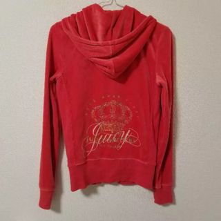 ジューシークチュール(Juicy Couture)のジューシークチュール ベロアジップアップパーカー(パーカー)