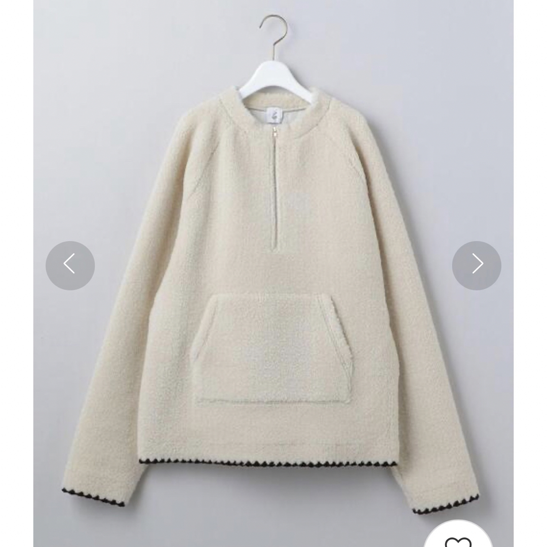 6 (ROKU) - ＜6(ROKU)＞SHELL STICH HALF ZIP PULLOVER/の通販 by shop