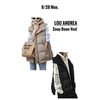 アパルトモンドゥーズィエムクラス(L'Appartement DEUXIEME CLASSE)の【LOU ANDREA/ルーアンドレア】２WAY DOWN VEST(ダウンベスト)