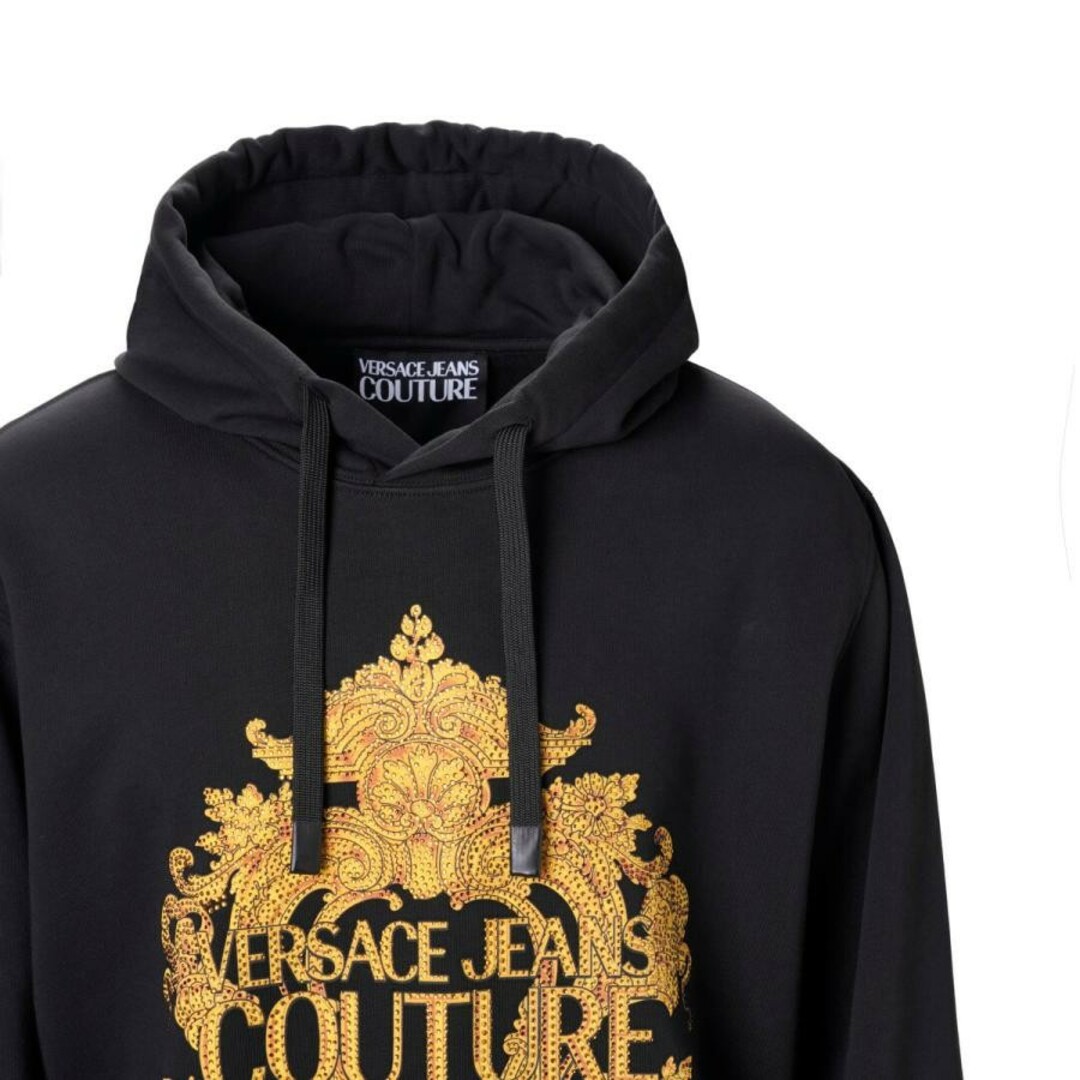 VERSACE JEANS COUTURE パーカー ブラック Mサイズ VERSACE JEANS COUTURE パーカー ブラック Mサイズ