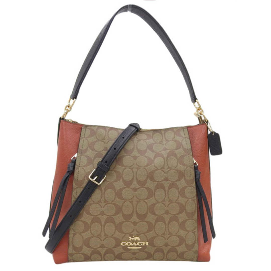 COACH - 【中古】COACH コーチ レザー シグネチャー 2WAY ショルダー