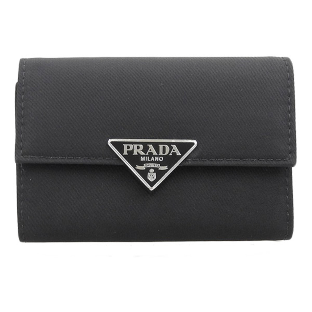 PRADA プラダ TESSUTO ENAMEL 6連 キーケース 1M0222 ブラック gyその他