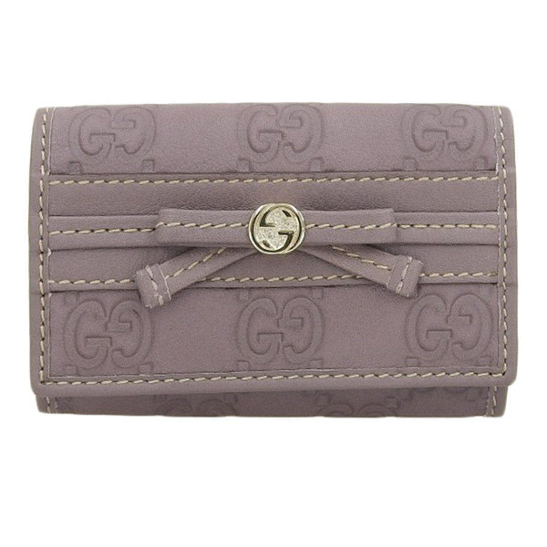 Gucci - 【中古】Gucci グッチ グッチシマ レザー 6連 キーケース