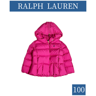 ラルフローレン(Ralph Lauren)のRALPH LAUREN/ラルフローレン ダウン size100 ピンク(ジャケット/上着)