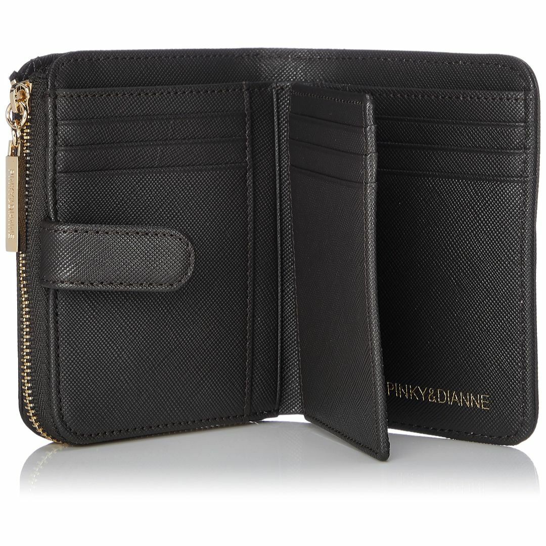 色: ブラックピンキーアンドダイアン 二つ折り財布 パドロックレディース