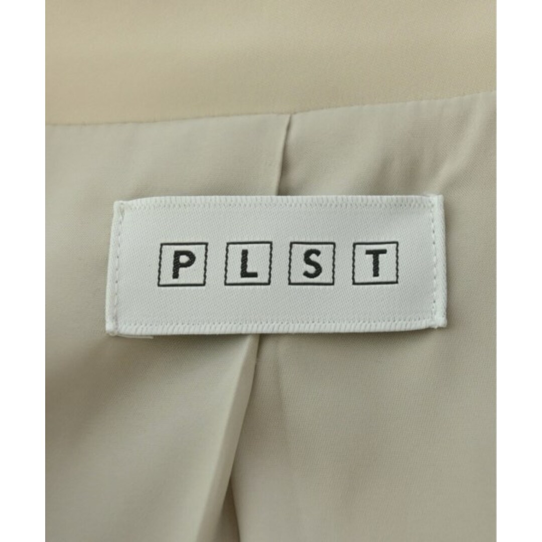 PLST プラステ ノーカラージャケット M ベージュ