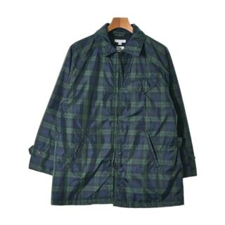 エンジニアードガーメンツ(Engineered Garments)のEngineered Garments ブルゾン XS 緑x紺(チェック) 【古着】【中古】(その他)