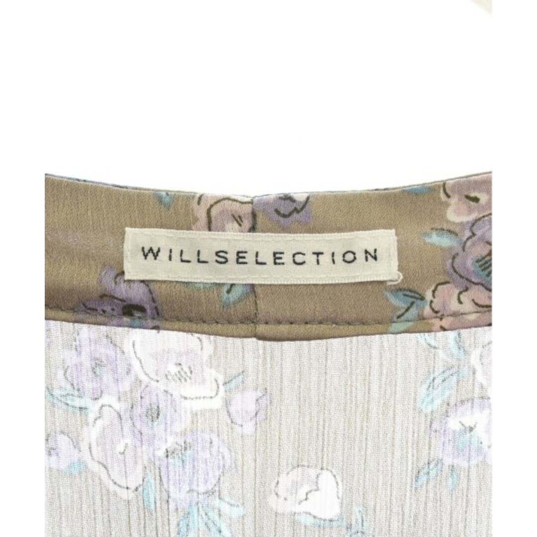 WILLSELECTION シャツワンピース M ベージュ系xピンク等(花柄) 2