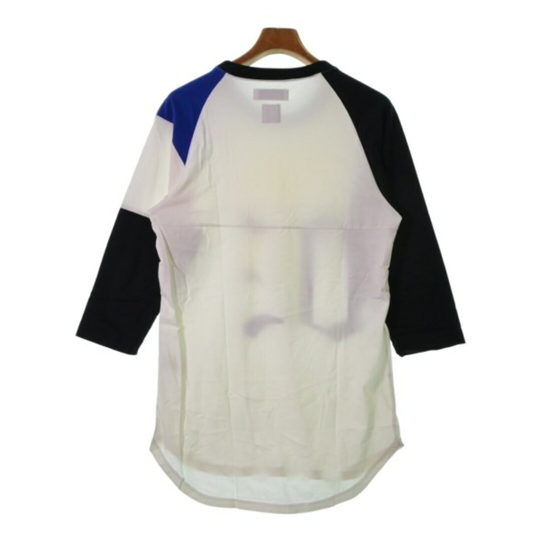 FACETASM(ファセッタズム)のFACETASM ファセッタズム Tシャツ・カットソー 3(S位) 白x黒x青 【古着】【中古】 メンズのトップス(Tシャツ/カットソー(半袖/袖なし))の商品写真