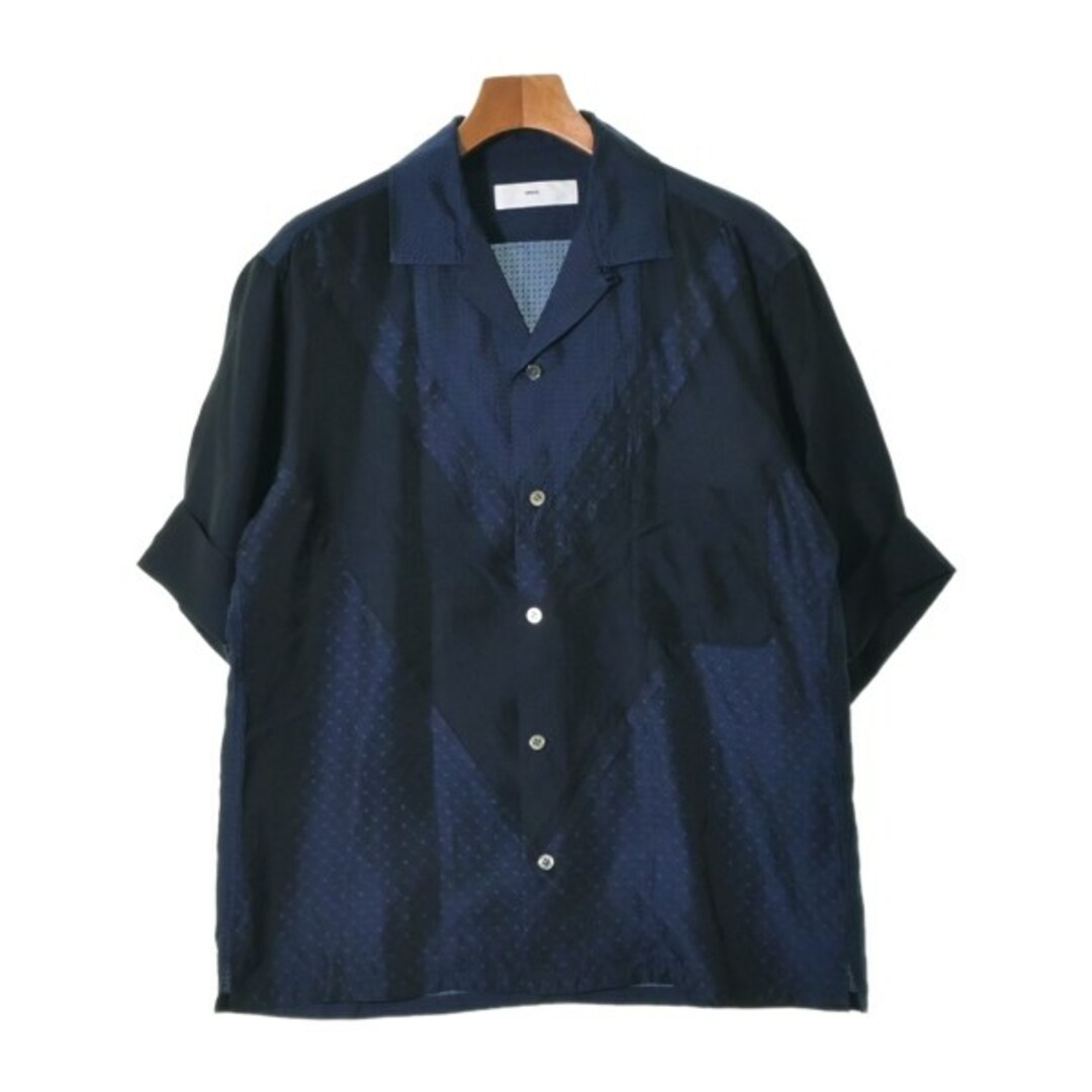 TOGA VIRILIS カジュアルシャツ 46(M位) 紺(総柄)