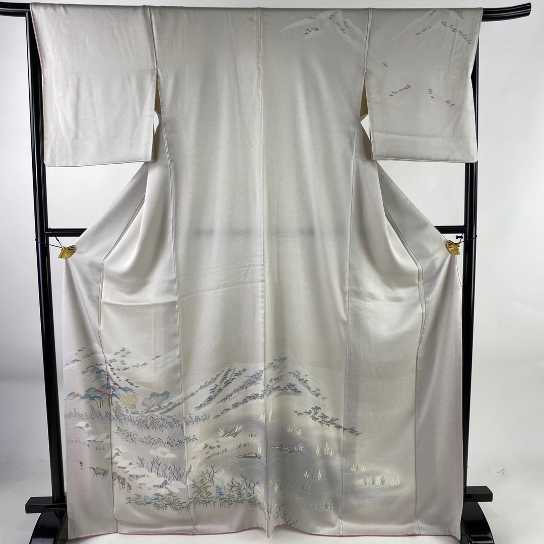 訪問着 身丈170.5cm 裄丈67cm 正絹 美品 秀品 - 着物