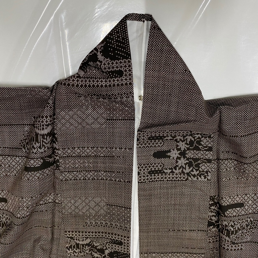 紬 身丈153.5cm 裄丈67.5cm 正絹 美品 秀品
