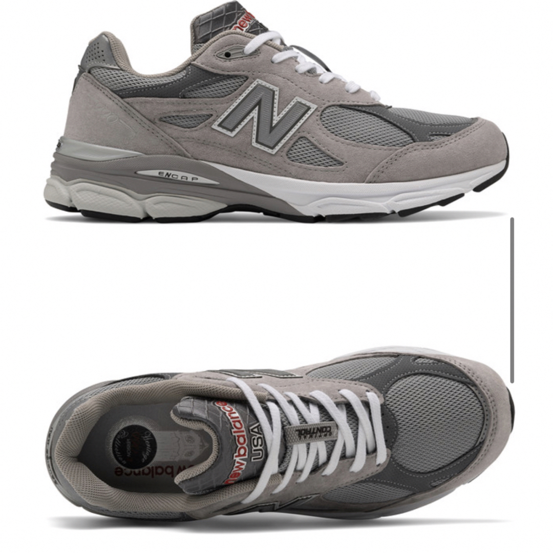 newbalance990v3 グレー 2