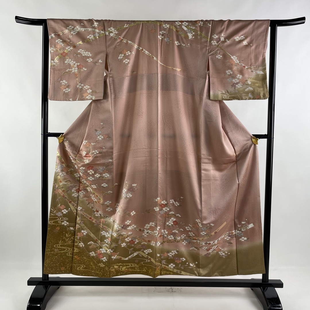 訪問着 身丈154cm 裄丈63.5cm 正絹 秀品 - 着物
