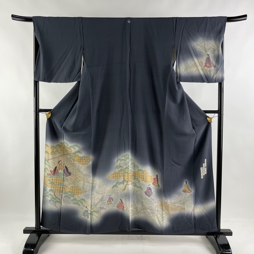 訪問着 身丈159cm 裄丈67cm 正絹 美品 秀品 - 着物