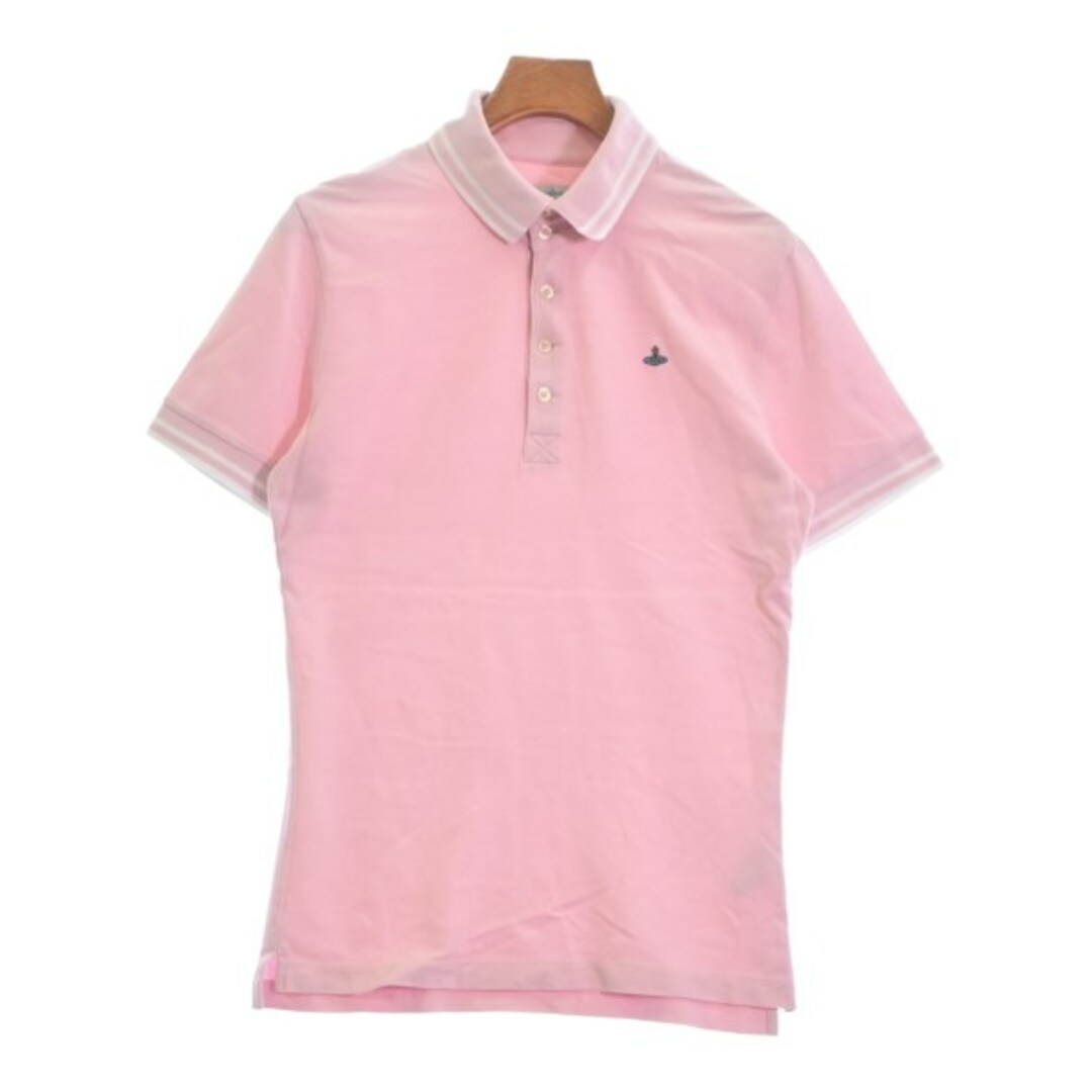 Vivienne Westwood MAN ポロシャツ M ピンク 【古着】【中古】の通販