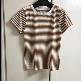 アングリッド(Ungrid)の新品 ボーダーハーフスリーブTee(Tシャツ(半袖/袖なし))