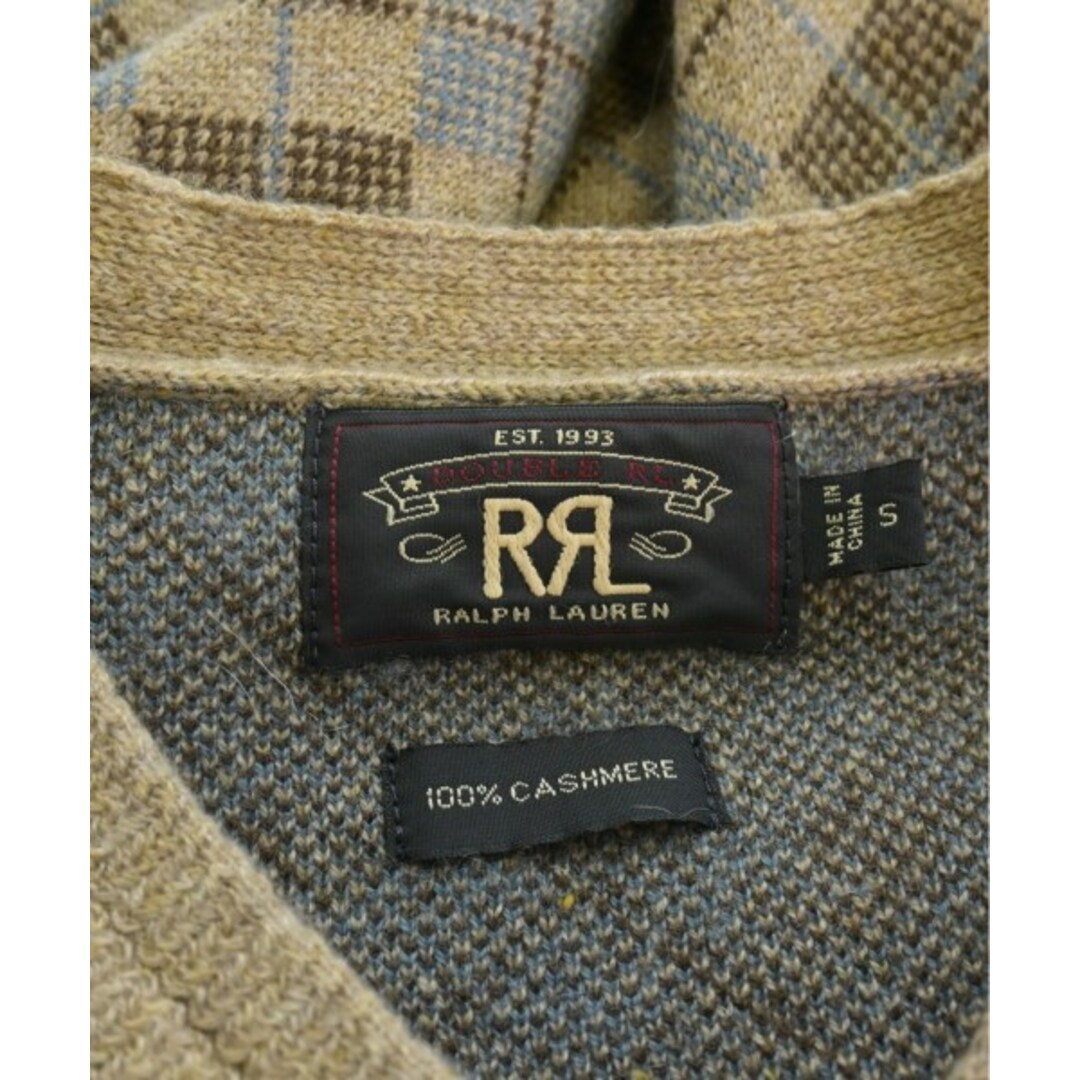 RRL ニット・セーター S ベージュx茶x水色系(アーガイル)